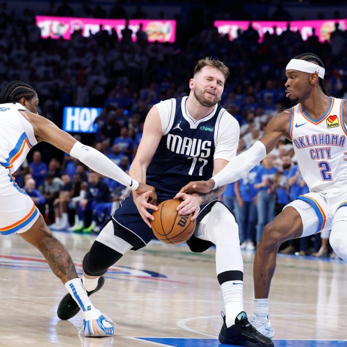 Luka Doncic Leads Mavericks To Victory Over Thunder In Western ...