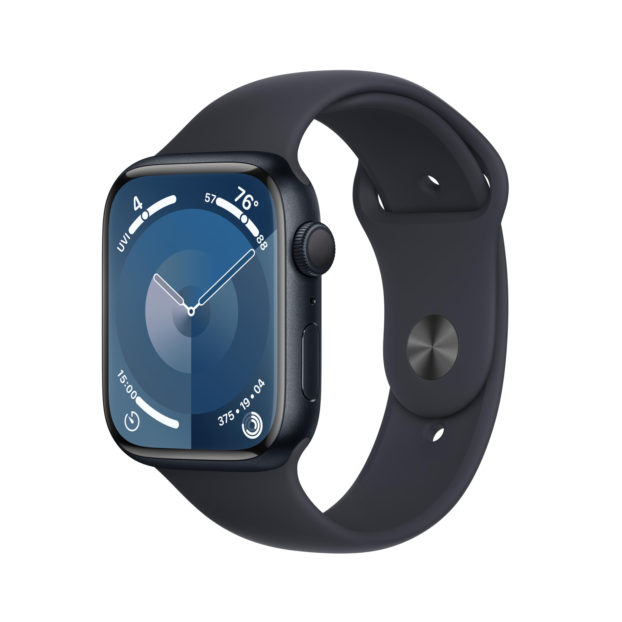 Apple Watch Series 9 41mm GPS - Midnight Aluminum Case & Sport Band (Renewed)