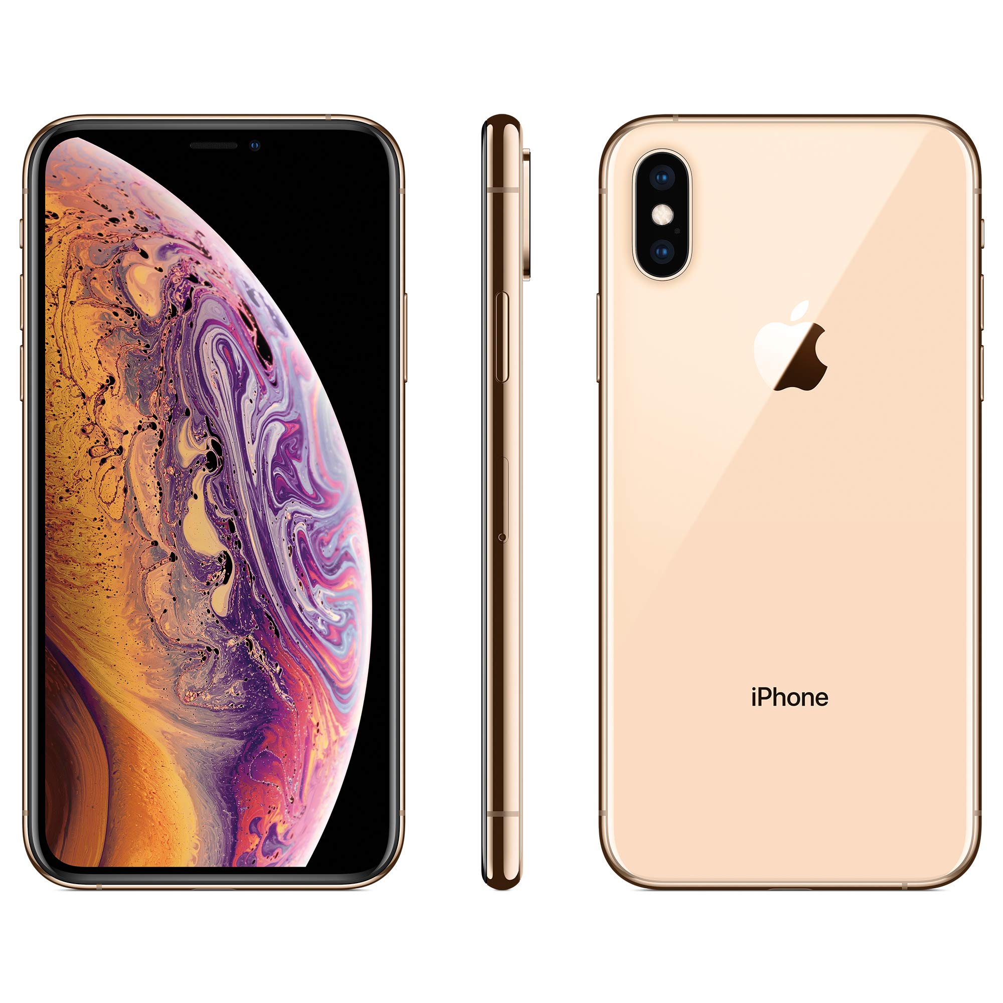 Renewed Apple iPhone XS - 64GB, Gold - Fully Unlocked