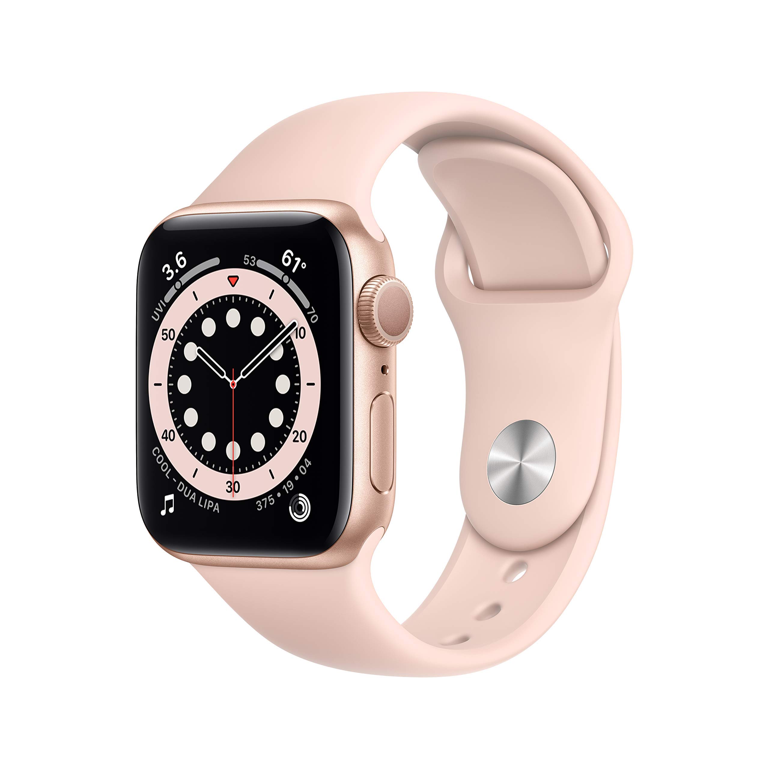 Renewed Apple Watch Series 6 (GPS + Cellular, 40mm) - Gold Aluminum/Pink Sand