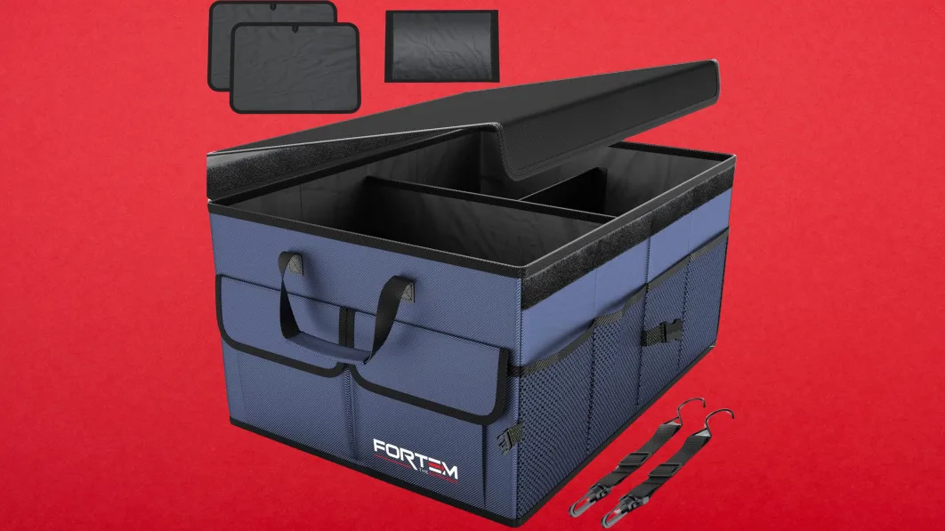 Declutter Your Car with the Fortem Car Trunk Organizer - A Sturdy and Versatile Solution for Organizing Your Gear