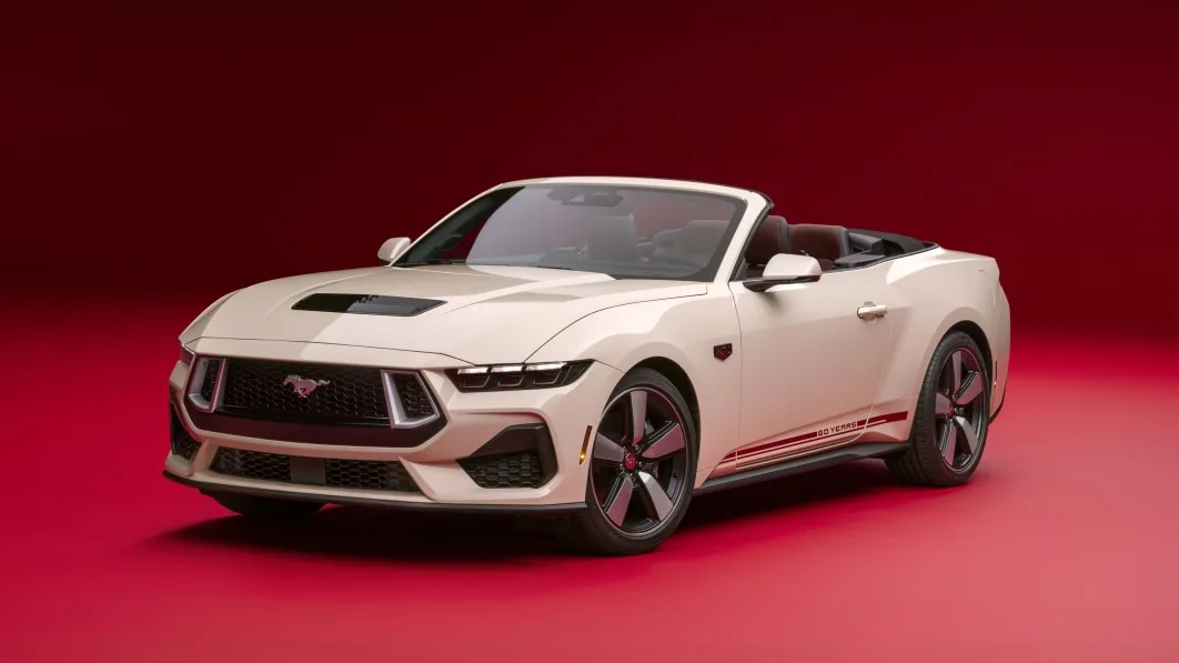 "Ford Mustang 60th Anniversary Package Unveiled for the 2025 Mustang GT: Celebrating Six Decades of Iconic American Muscle"