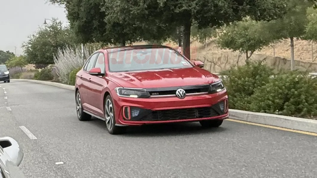 "2025 VW Jetta and Jetta GLI Spotted Testing with Updated Design and Interior Features"