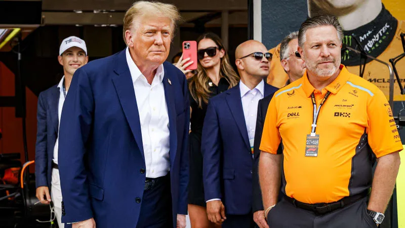 Donald Trump Attends Miami Grand Prix as McLaren's Guest: A Controversial Appearance with a Winning Result