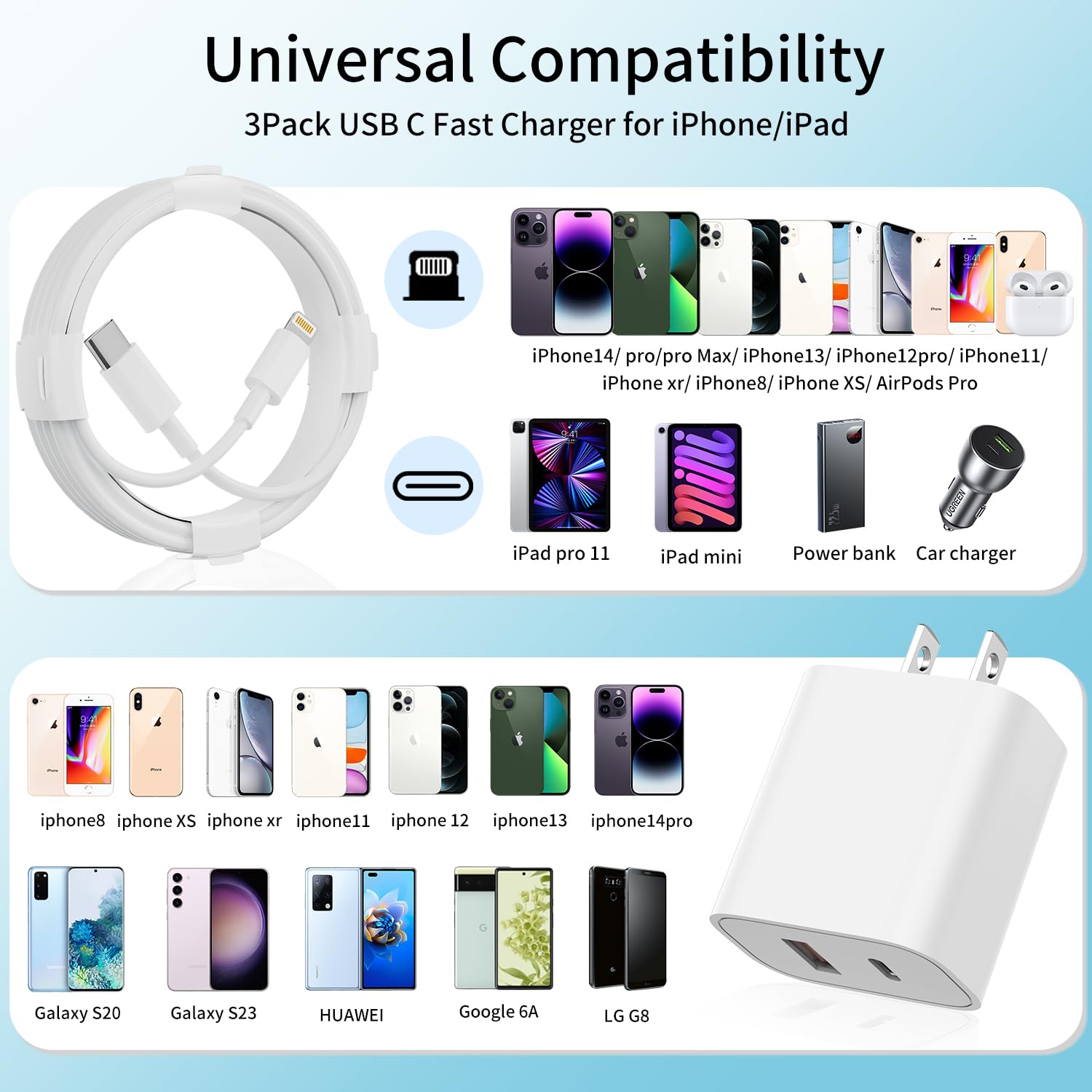 Dual Port iPhone Charger