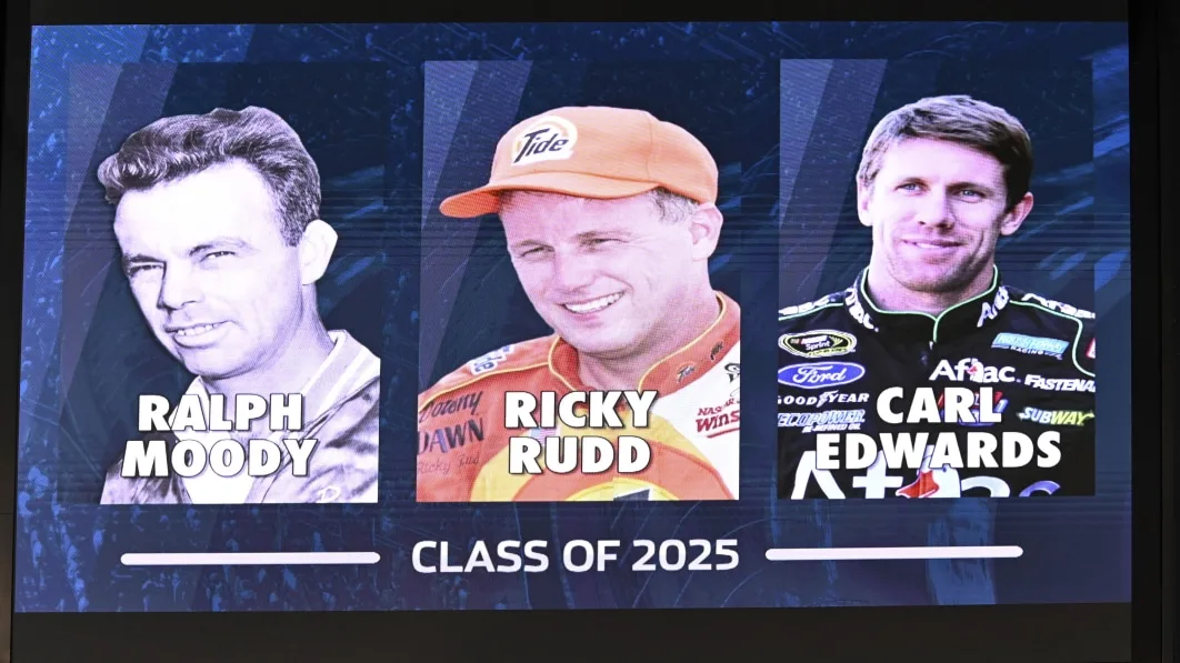 NASCAR Hall of Fame Announces Class of 2025, Including Ricky Rudd and Carl Edwards