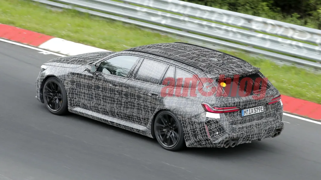 "Spied: BMW M5 Touring and Sedan Tear Up the Nürburgring with Edgy Design"