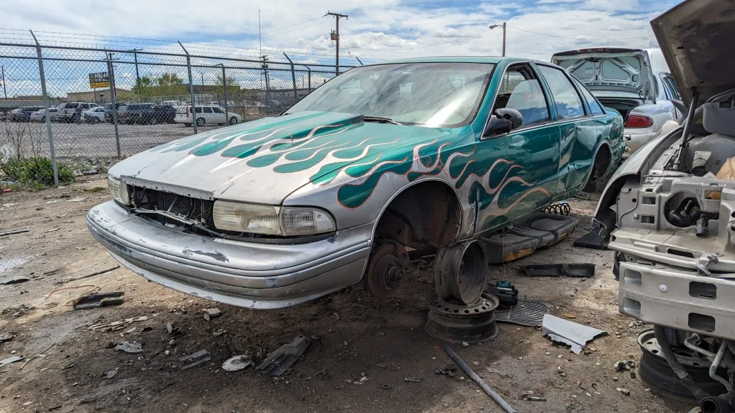 The Classic Style and Unique Flair of a Final-Generation Caprice in a Denver Junkyard