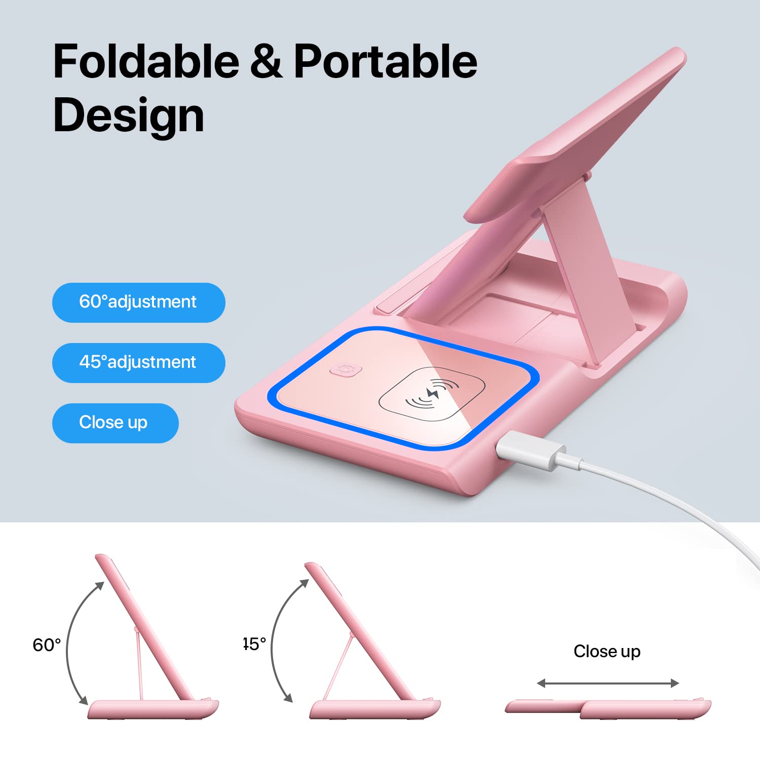 YOXINTA 3-in-1 Wireless Charger