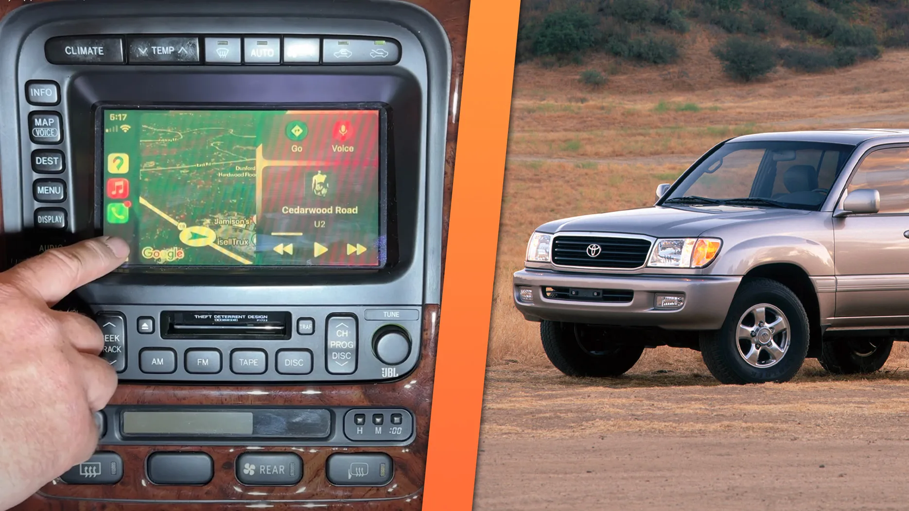 Adding Apple CarPlay and Android Auto to an Old Toyota Land Cruiser is Surprisingly Simple