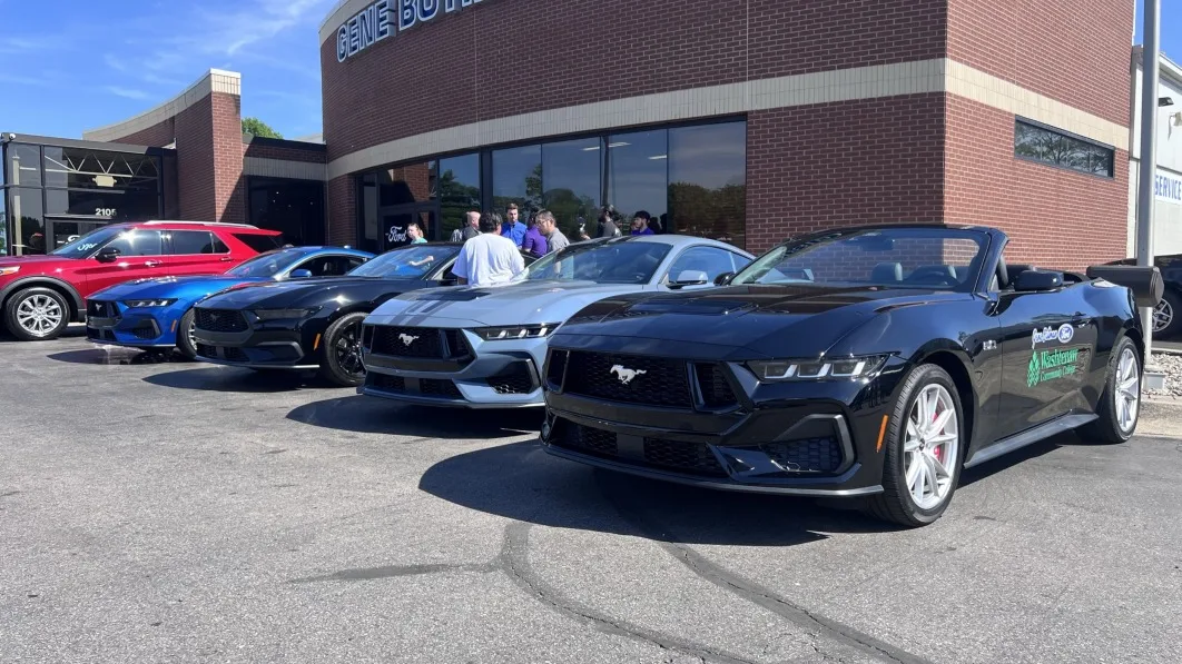 Ford Donates Mustangs to Local Schools for Automotive Education Programs