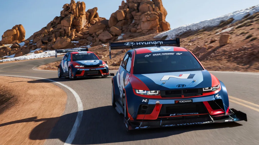 Hyundai Unveils Hyundai Ioniq 5 N TA Spec EV Racers for Pikes Peak Hill Climb