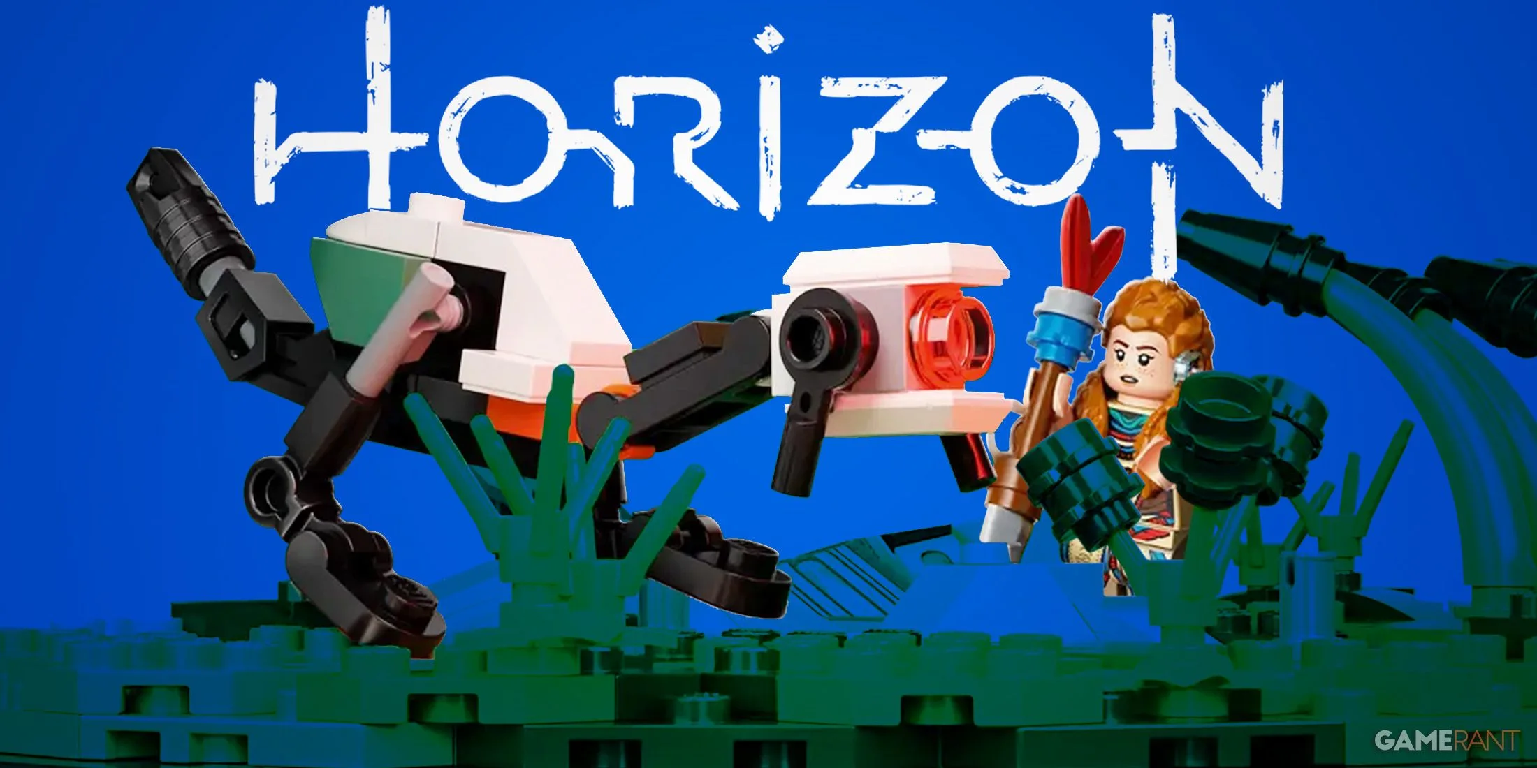 "Lego Horizon Adventures: A Co-op Game Featuring Aloy and the Machines from Horizon Zero Dawn"