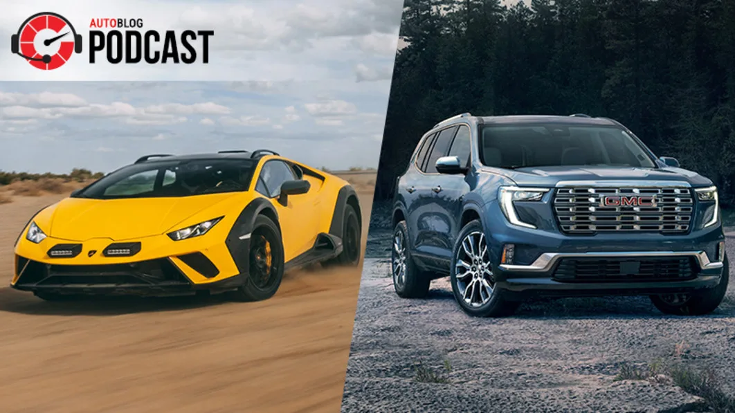 "Off-Road Thrills: Lamborghini Huracán Sterrato, GMC Acadia, and More | Autoblog Podcast #837"