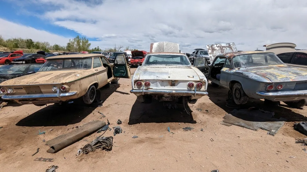 "Rare Classic: Unveiling Eight Corvairs Found in Colorado Junkyard"