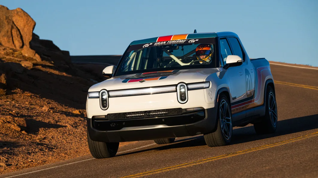 Rivian's Updated R1T Quad: A Powerful Electric Pickup Truck Heading to Pikes Peak