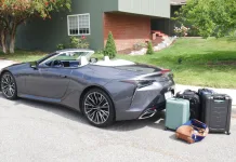 The Lexus LC 500 Convertible Trunk: A Luggage Test Reveals Its Capacity and Limitations