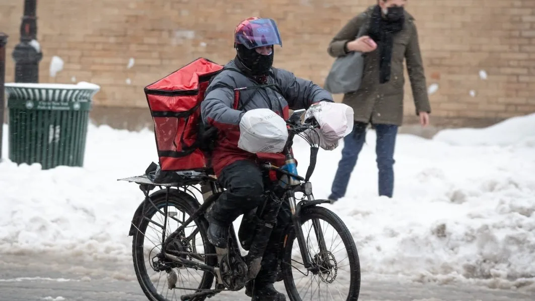 The Perils Faced by NYC's App-Based Delivery Drivers on E-Bikes