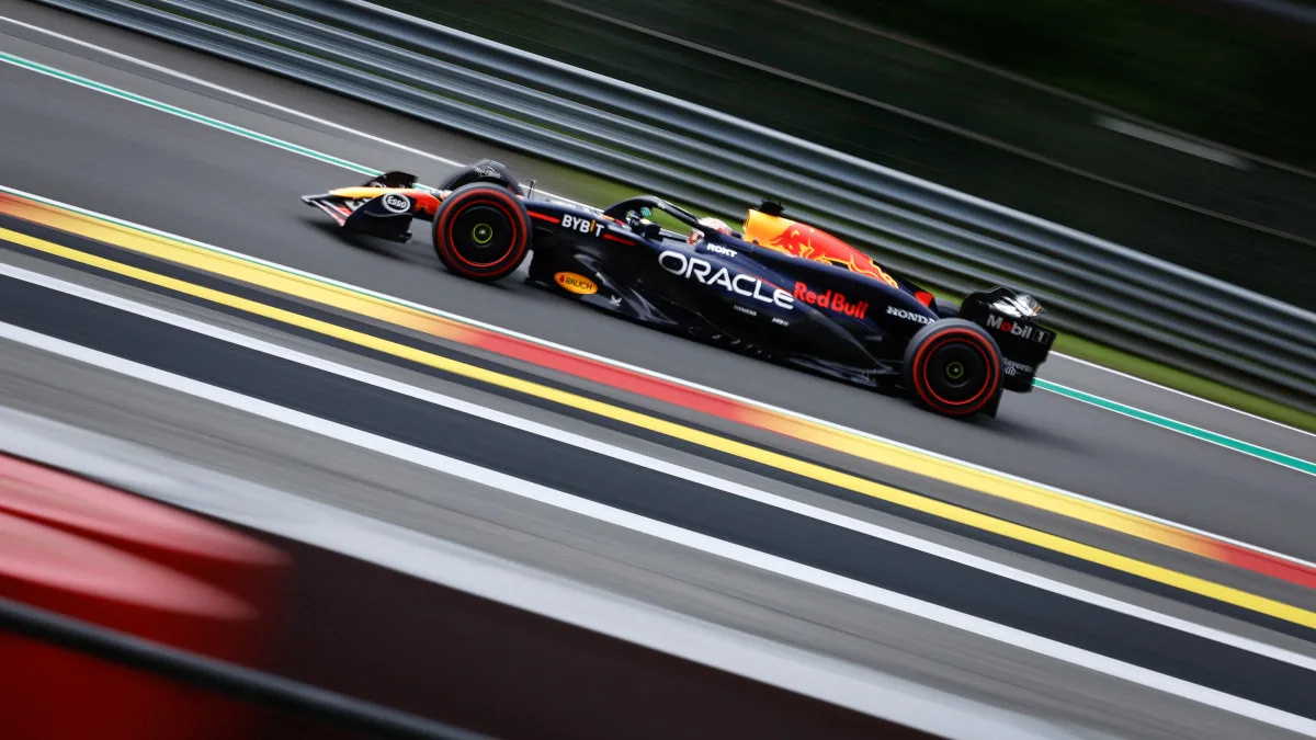 "Verstappen Faces Stiff Competition and Grid Penalty at Belgian Grand Prix"