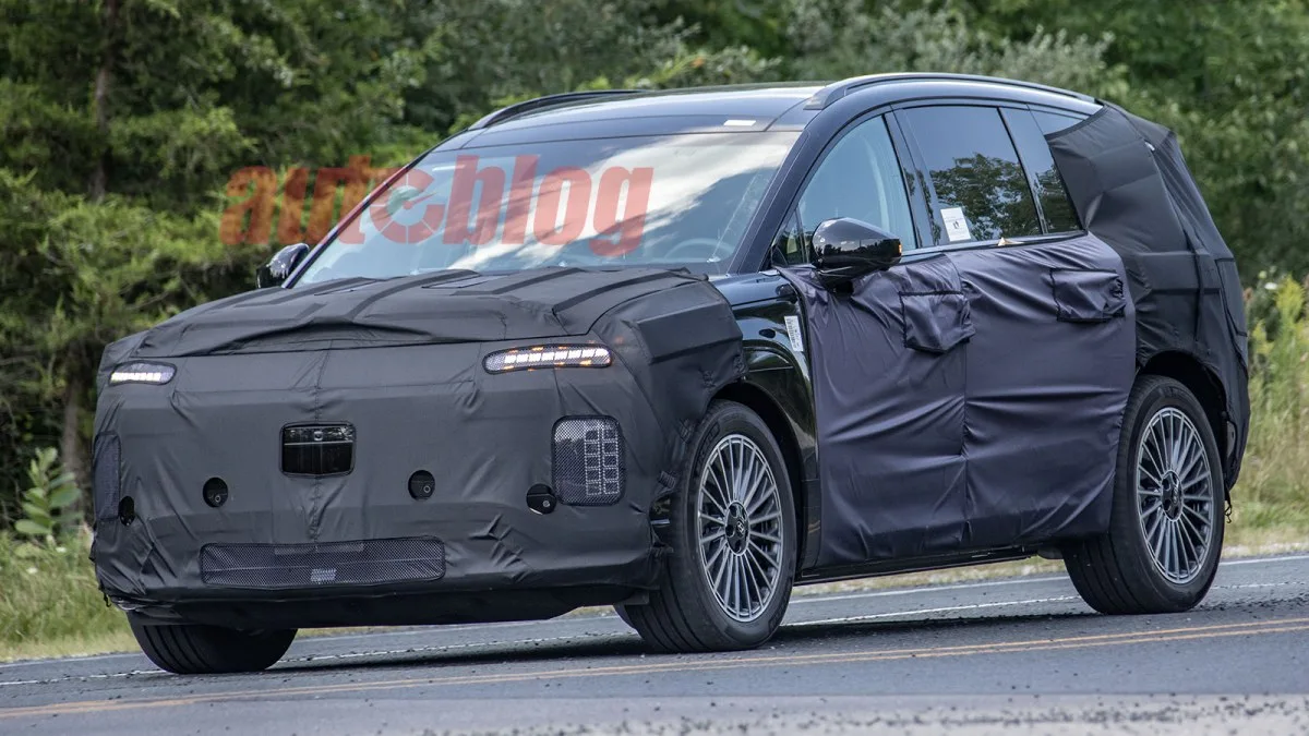 Hyundai to Launch Three-Row Electric SUV: Spy Photos and Details Revealed