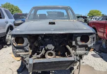 "Rare Chrysler-Mitsubishi Pickup Features Surprising V8 Engine Swap in Nevada Junkyard"