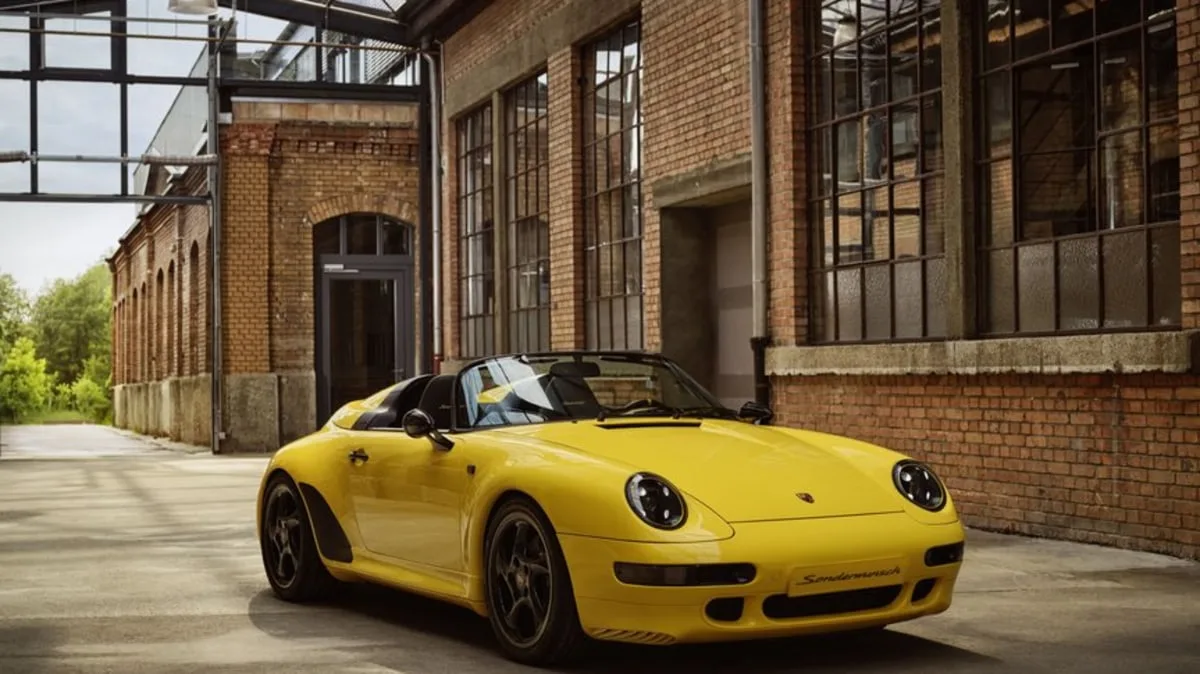 "Unveiling the One-of-a-Kind Porsche 911 Speedster: A Classic Design with a Modern Twist"