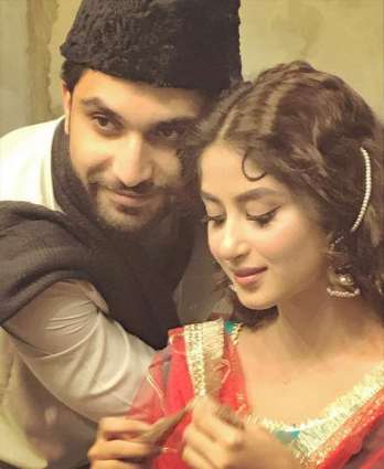 View Ahad Raza Mir And Sajal Ali Wedding Date Background