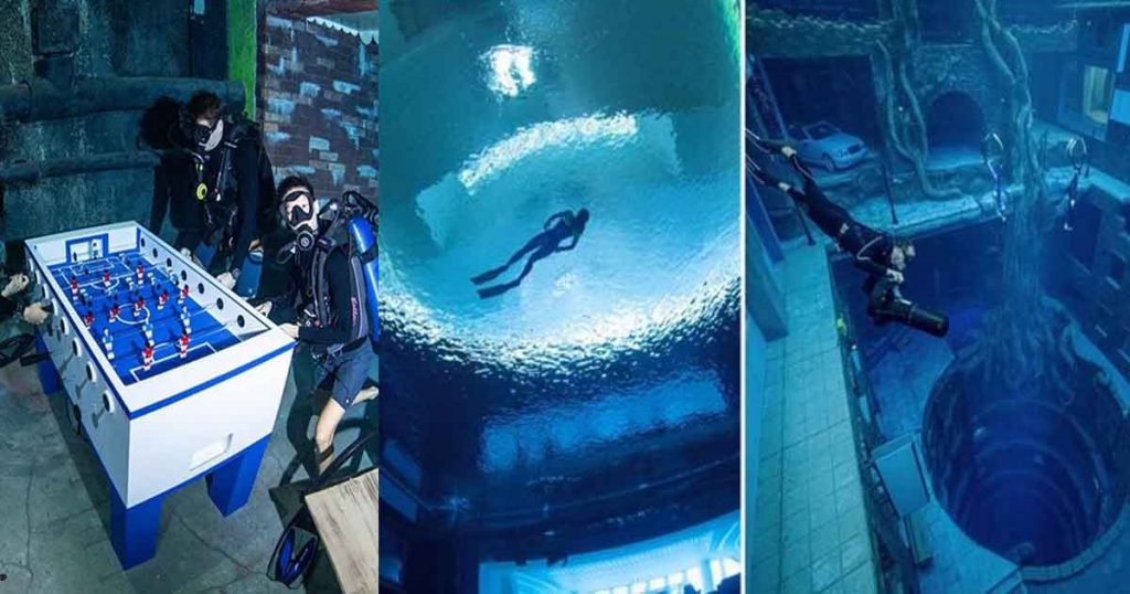 Dubai Opens Worlds Deepest Swimming Pool Global Village Space