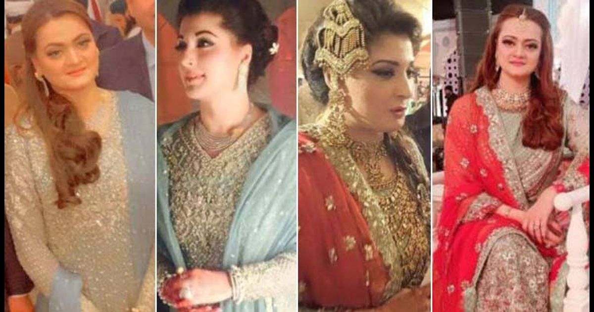 Maryam nawaz clearance daughter wedding dress