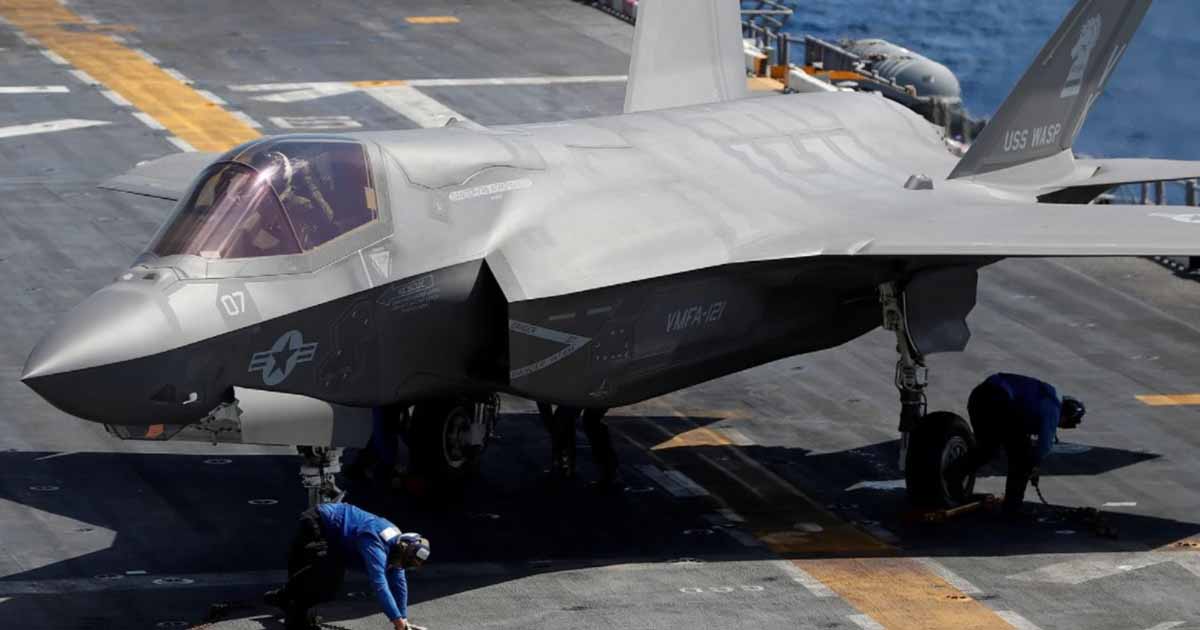 US fighter jet crash landing on aircraft carrier causes injuries