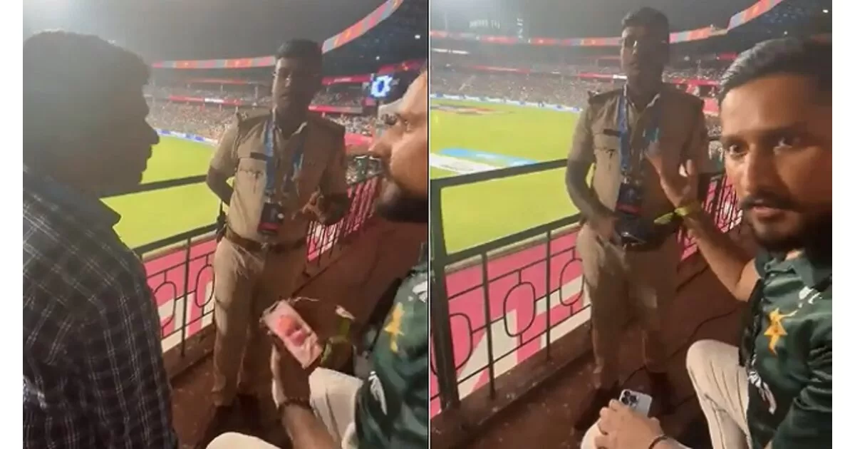 WATCH: Indian Police officers stops Pakistani fan from cheering the ...