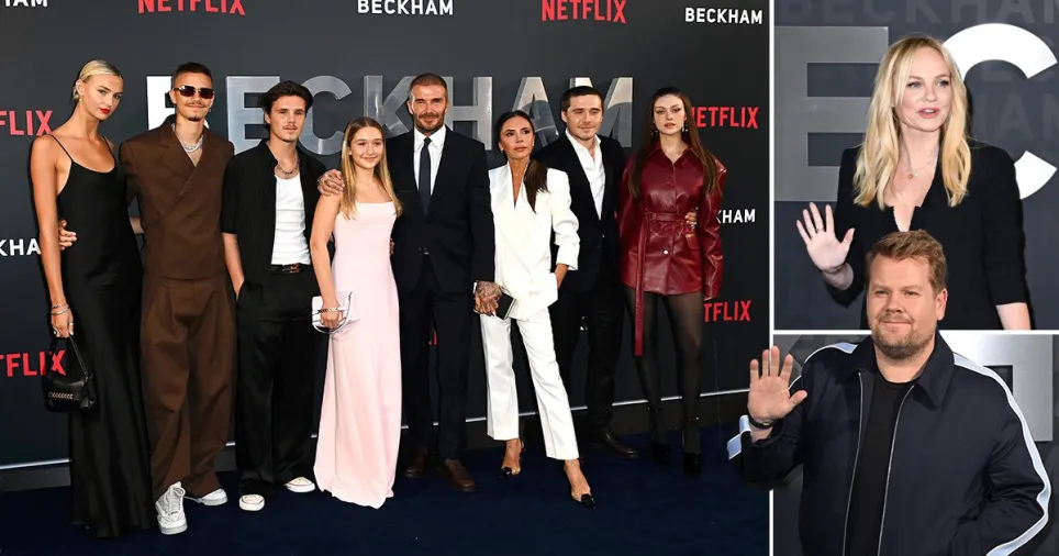 David Beckham takes family to premiere of candid new Netflix ...